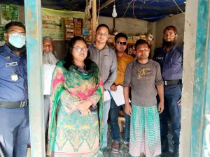 রামচন্দ্রপুরহাটে বালাইনাশক ডিলারকে জরিমানা