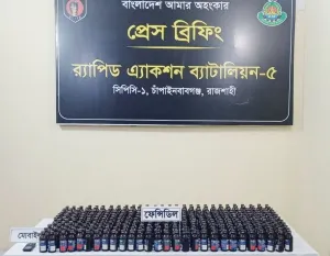 শিবগঞ্জে ফেনসিডিলসহ গ্রেপ্তার ১