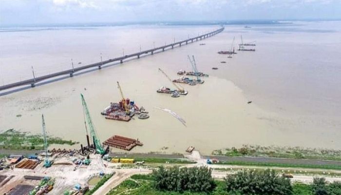 বঙ্গবন্ধু রেলসেতুর কাজ এগিয়েছে ৬২ শতাংশ