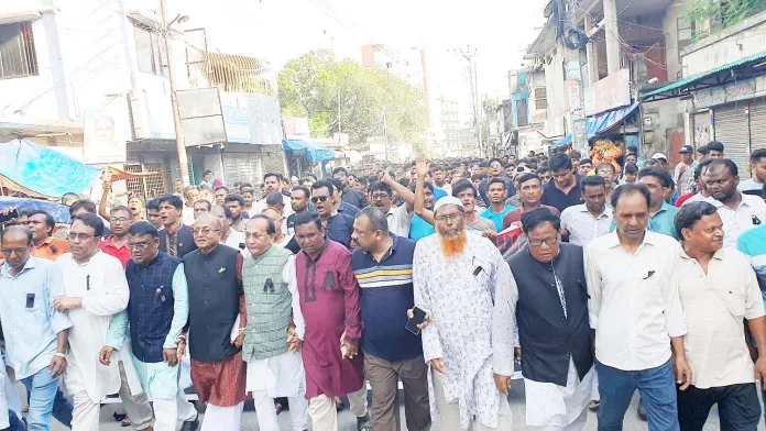আগস্টের প্রথম দিনে বিশাল শোক র‌্যালি আওয়ামী লীগের