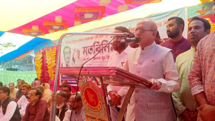নৌকায় ভোট দিয়ে শেখ হাসিনাকে আবারো প্রধানমন্ত্রী বানাতে হবে : ভোলাহাটে মতবিনিময়কালে জিয়া এমপি