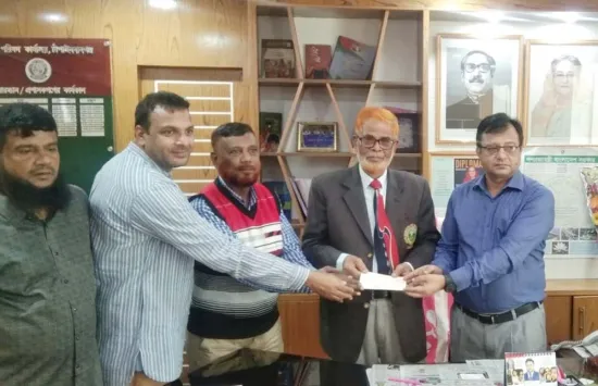 অবসরকালীন ২২ লাখ টাকা ভাতা পেলেন জেলা পরিষদের কর্মচারী জায়েদ