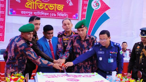 চাঁপাইনবাবগঞ্জে ৫৯ বিজিবি’র ৮তম প্রতিষ্ঠা বার্ষিকী অনুষ্ঠিত