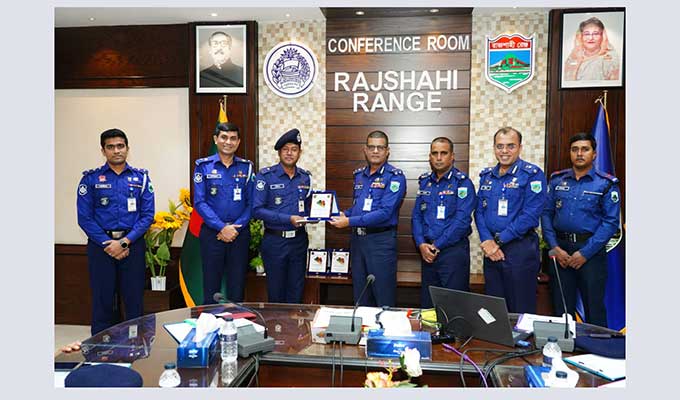 রাজশাহী রেঞ্জের শ্রেষ্ঠ ওসি নির্বাচিত হলেন এএসএম সিদ্দিকুর রহমান