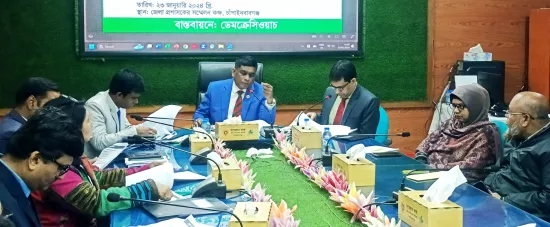 জেলা পর্যায়ে প্রকল্প অবহিতকরণ সভা অনুষ্ঠিত