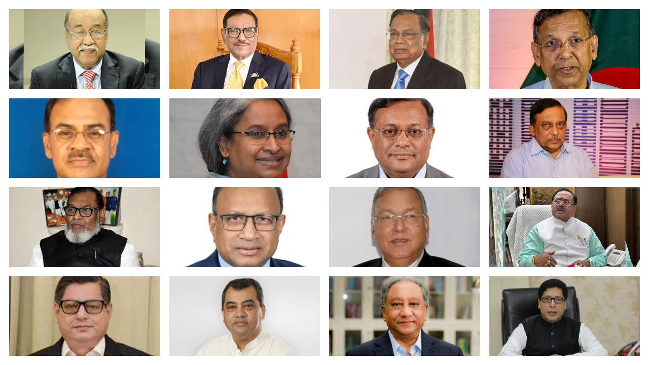 দ্বাদশ সংসদের জয়লাভের পর ২৫ জন নতুন পূর্ণ মন্ত্রী হচ্ছেন যারা