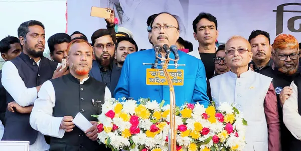 নৌকার কোনো বিকল্প নেই : গোমস্তাপুরে জিয়ার নির্বাচনী পথসভায় মেয়র লিটন