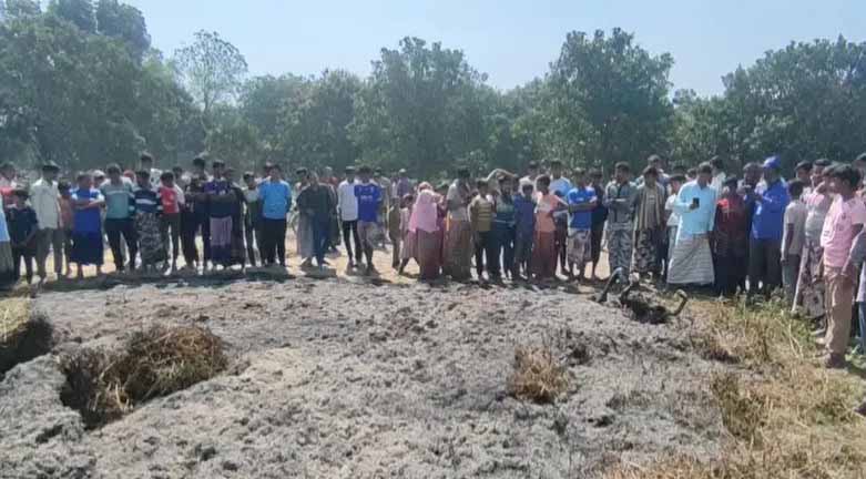 সরিষাক্ষেতে পড়ে ছিল আগুনে দগ্ধ ভ্যান চালকের মরদেহ