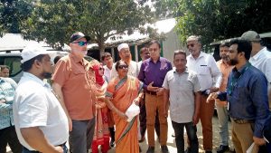 পিকেএসএফ ও কানাডার প্রতিনিধি দলের কৃষিবিষয়ক প্রকল্প পরিদর্শন