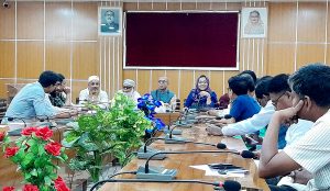 গোমস্তাপুরে নববর্ষ উদযাপন উপলক্ষে প্রস্তুতি সভা