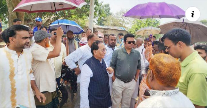 সম্ভাব্যতা যাচাইয়ের কাজ পরিদর্শন ওদুদ এমপির