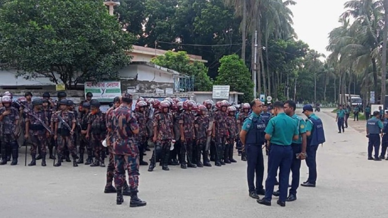আইনশৃঙ্খলা পরিস্থিতি নিয়ন্ত্রণে বিজিবি মোতায়েন