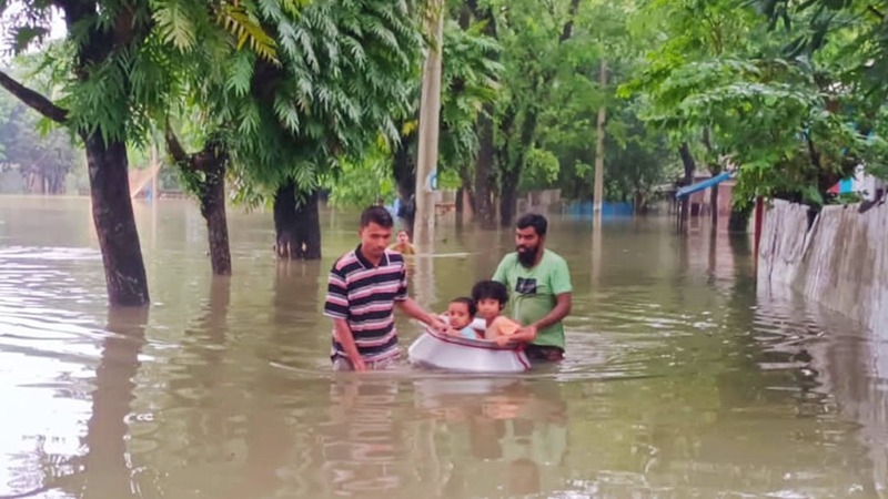 হালুয়াঘাটে বন্যা পরিস্থিতির অবনতি