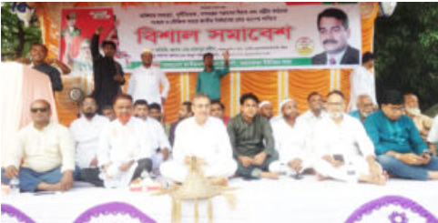 চাঁপাইনবাবগঞ্জের মহারাজপুরে বিএনপির সমাবেশ