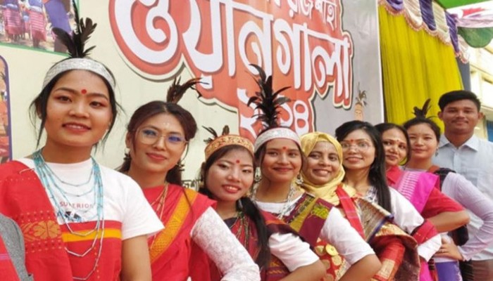রাজশাহীতে ঐতিহাসিক ওয়ানগালা উৎসব পালিত