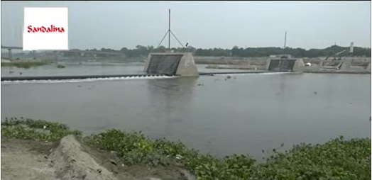 মহানন্দায় রাবারড্যাম দিয়ে পানি সংরক্ষণ শুরু