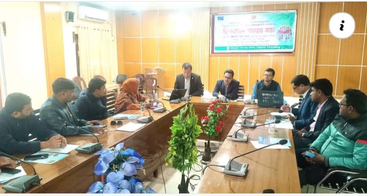 গোমস্তাপুরে গ্রাম আদালত কার্যক্রমের অগ্রগতি বিষয়ক দ্বিমাসিক সমন্বয় সভা