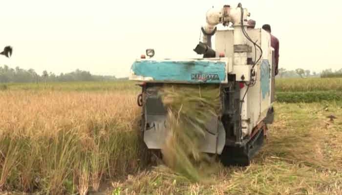 কম্বাইন্ড হারভেস্টারে ভর্তুকি বন্ধ, চালের দাম বাড়ার শঙ্কা