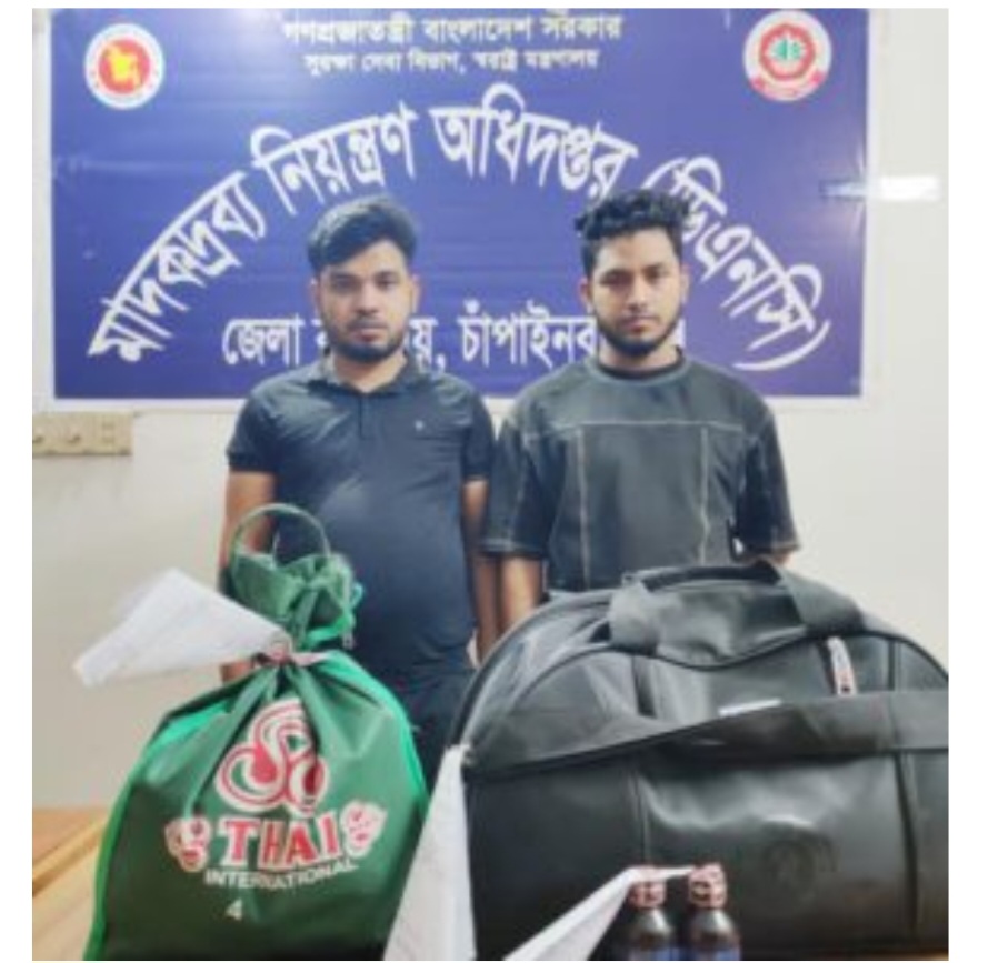 শহরে ডিএনসি’র অভিযান ফেনসিডিলসহ আটক ২