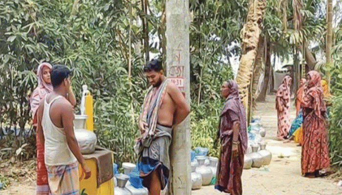 রাজশাহী অঞ্চলের ২৫ উপজেলায় জলবায়ুর প্রভাবে ভয়াবহ পানি সংকট
