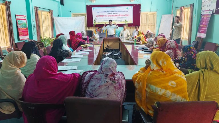 খরা সহনশীল কৃষি চর্চায় সিসিএজি সদস্যদের প্রশিক্ষণ