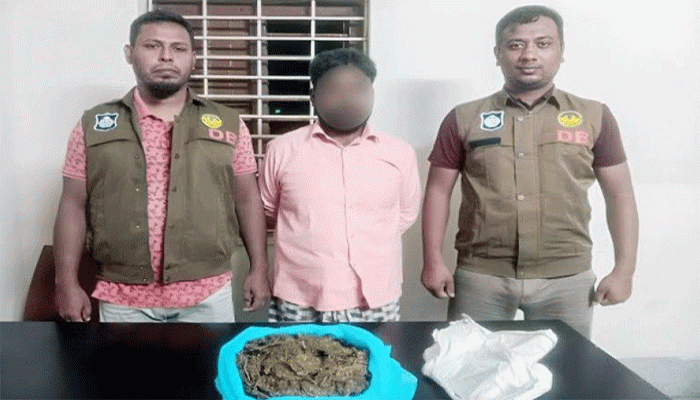 রাজশাহী নগরীতে গাঁজাসহ মাদক কারবারি গ্রেফতার