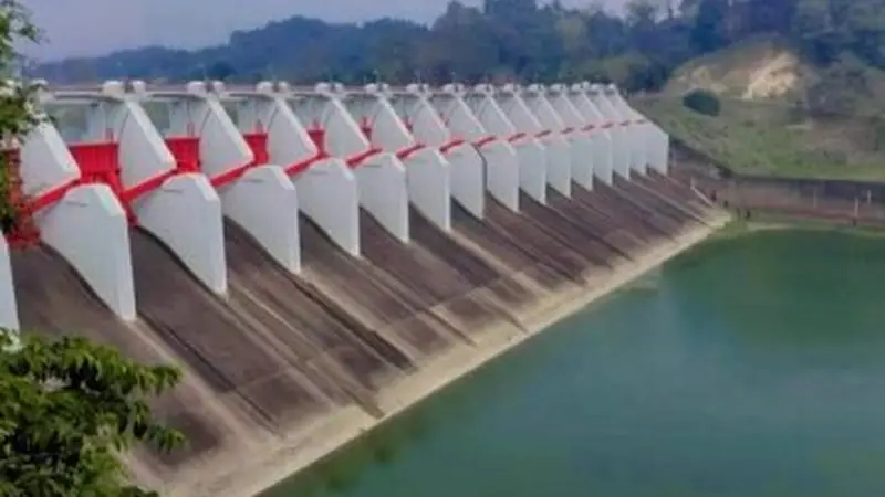 কাপ্তাই বাধেঁর জলকপাট ১১দিন পর তৃতীয় বারের মতো বন্ধ করা হয়েছে
