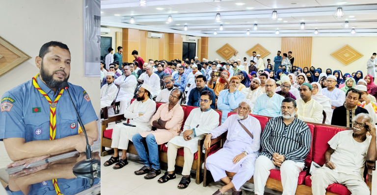 প্রয়াত সম্পাদক গোলাম রশিদকে স্মরণ জেলা স্কাউটসের