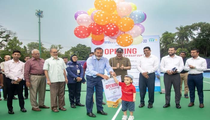 রাজশাহীতে শুরু হলো জে-৩০ আন্তর্জাতিক টেনিস টুর্নামেন্ট