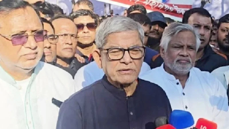 আশঙ্কা করছি, হাদির মতো এ রকম ঘটনা আরও ঘটতে পারে: বিএনপির মহাসচিব মির্জা ফখরুল