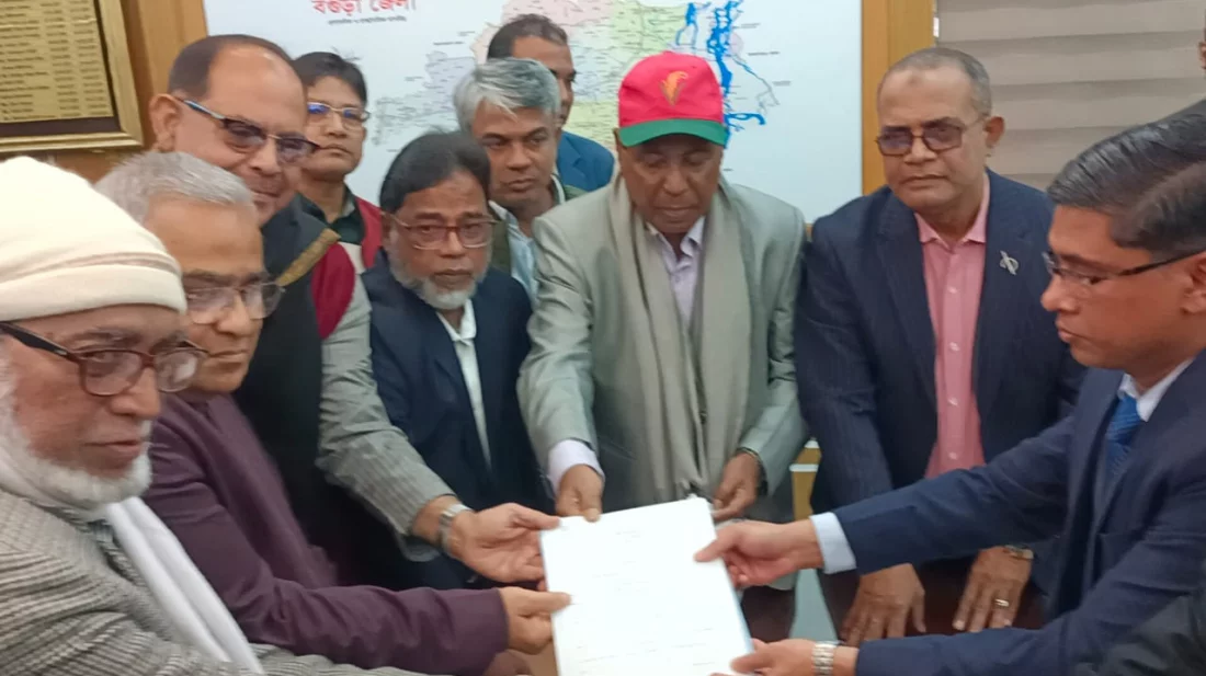 বগুড়া-৬(সদর) আসন থেকে তারেক রহমানের পক্ষে মনোনয়ন পত্র উত্তোলন