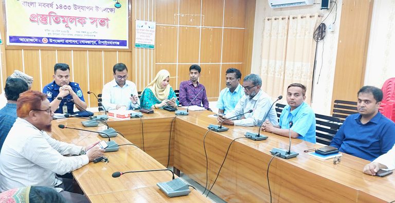 গোমস্তাপুরে বাংলা নববর্ষ উদযাপন উপলক্ষে প্রস্তুতিমূলক সভা
